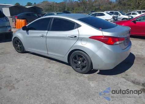 2012 Hyundai Elantra Limited (Ulsan Plant) z USA, uszkodzony, nr VIN KMHDH4AE0CU477015